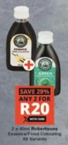 Checkers Hyper Robertsons Essence/Food Colouring All Variants offer