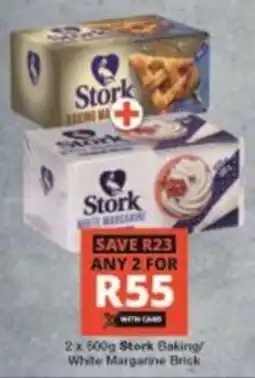 Checkers Hyper Stork Baking/ White Margarine Brick offer