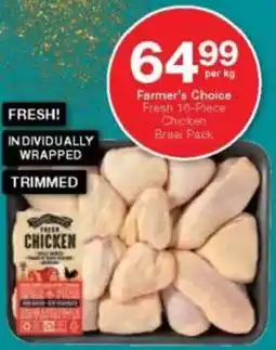 Checkers Farmer's Choice Fresh Chicken Braai Pack offer