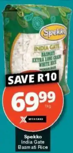 Checkers Spekko India Gate Basmati Rice offer