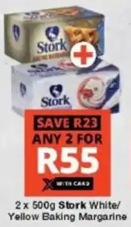 Checkers Stork White/ Yellow Baking Margarine offer