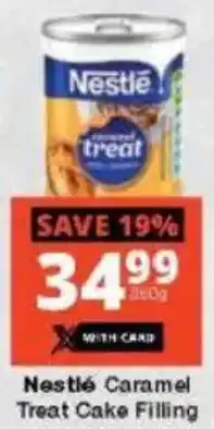 Checkers Nestlé Caramel Treat Cake Filling offer