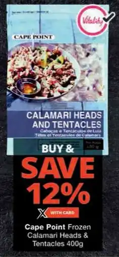 Checkers Cape Point Frozen Calamari Heads & Tentacles offer
