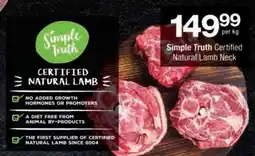Checkers Simple Truth Certified Natural Lamb Neck offer