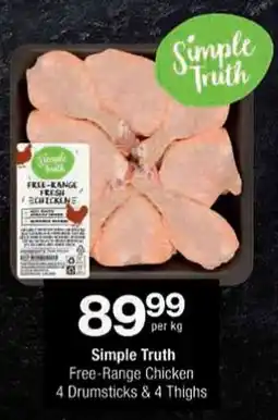 Checkers Simple Truth Free-Range Chicken 4 Drumsticks & 4 Thighs offer