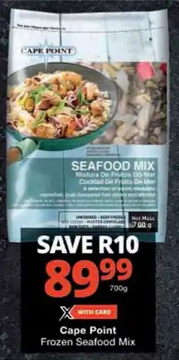 Checkers Cape Point Frozen Seafood Mix offer
