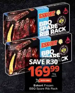 Checkers Eskort Frozen BBQ Spare Rib Rack offer