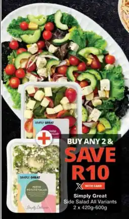 Checkers Simply Great Side Salad All Variants offer