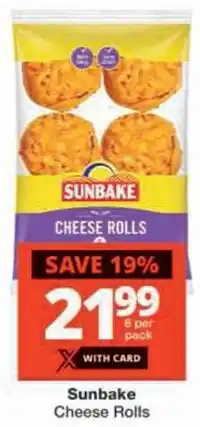Checkers Sunbake Cheese Rolls offer