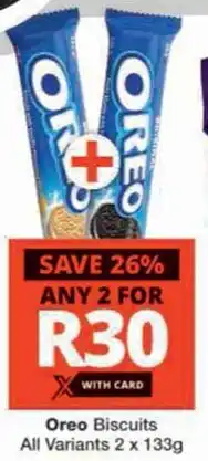 Checkers Oreo Biscuits All Variants offer