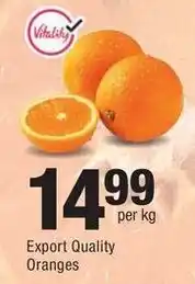 Checkers Hyper Export Quality Oranges offer