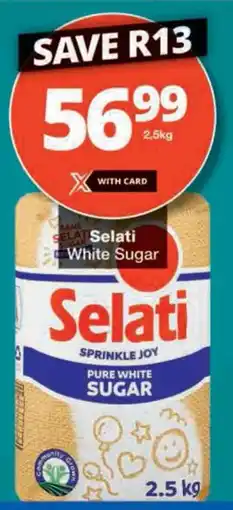 Checkers Selati White Sugar offer