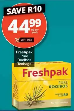 Checkers Freshpak Pure Rooibos Teabags offer