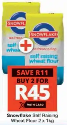 Checkers Snowflake Self Raising Wheat Flour offer