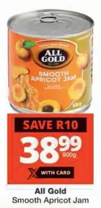 Checkers All Gold Smooth Apricot Jam offer