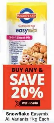 Checkers Snowflake Easymix All Variants offer