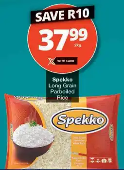 Checkers Spekko Long Grain Parboiled Rice offer
