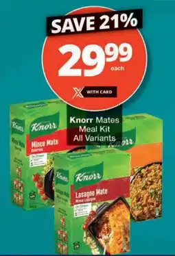 Checkers Knorr Mates Meal Kit All Variants offer