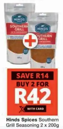 Checkers Hinds Spices Southern Grill Seasoning offer