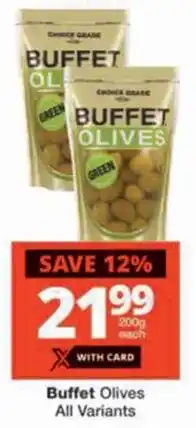 Checkers Buffet Olives All Variants offer