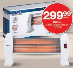 Checkers Ottimo 3-Bar Quartz Heater offer