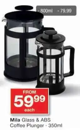 Checkers Mila Glass & ABS Coffee Plunger offer