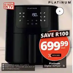 Checkers Platinum Digital Airfryer offer