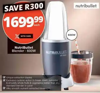 Checkers NutriBullet Blender offer