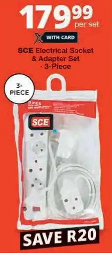Checkers SCE Electrical Socket & Adapter Set offer