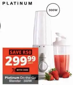 Checkers Platinum On-the-Go Blender offer
