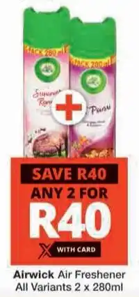 Checkers Airwick Air Freshener All Variants offer