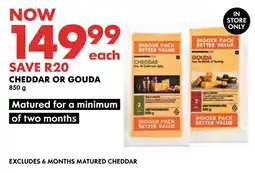 Woolworths Cheddar or gouda offer