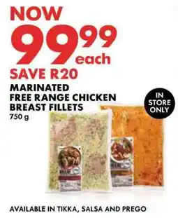 Woolworths Marinated free range chicken breast fillets offer