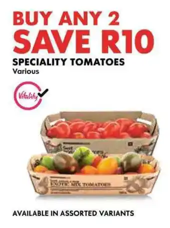 Woolworths Speciality Tomatoes offer