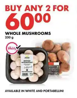 Woolworths Whole Mushrooms offer