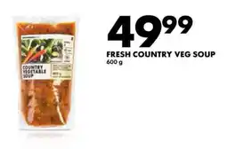 Woolworths Fresh country veg soup offer