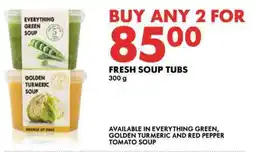 Woolworths Fresh soup tubs offer