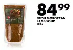 Woolworths Fresh moroccan lamb soup offer