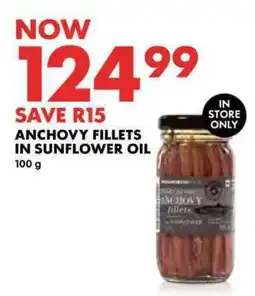 Woolworths Anchovy fillets in sunflower oil offer