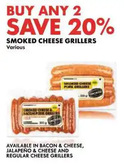 Woolworths Smoked cheese grillers offer