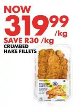 Woolworths Crumbed hake fillets offer