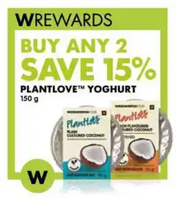 Woolworths Plantlove Yoghurt offer