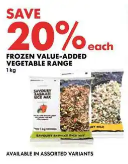 Woolworths Frozen value-added vegetable range offer