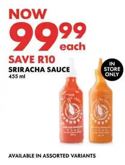 Woolworths Sriracha Sauce offer