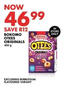 Woolworths Bokomo otees originals offer