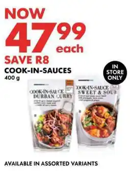 Woolworths Cook-in-sauces offer