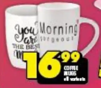 Shoprite Coffee Mugs offer