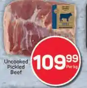 Pick n Pay Uncooked Pickled Beef-Per Kg offer