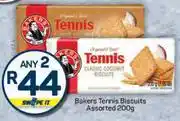 Pick n Pay Bakers Tennis Biscuits Assorted-Any 2 x 200g offer