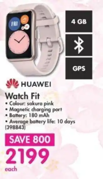 Makro Huawei Watch Fit offer